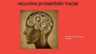 recursive probabilistic fractal300 million hierarchical patternrecognizers 