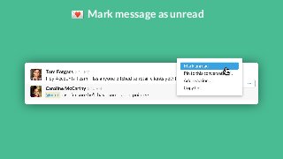 Mark message as unread 