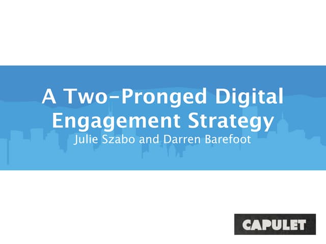 Engagement Strategies for the HTCE