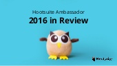 Hootsuite Ambassador Yearbook 2016