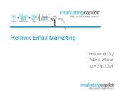 Email Marketing - CASL is all about...