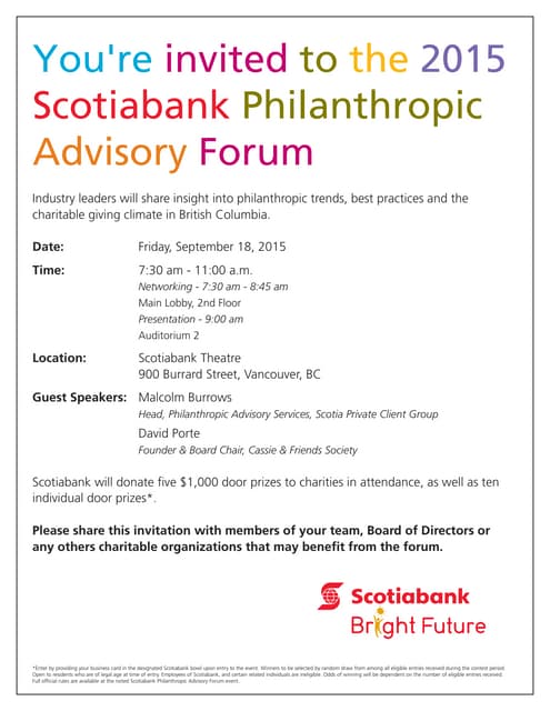 Scotiabank Philanthropic Advisory F...