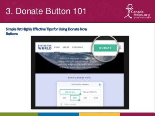 Agenda3. Donate Button 101Simple Yet Highly Effective Tips for Using Donate NowButtons 