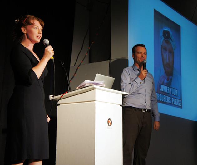 Darren Barefoot and Theo Lamb at NetTuesday Vancouver